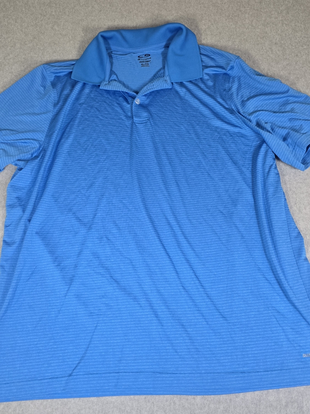 C9 Champion Duo Dry Men’s XL Blue Golf Polo Performance Moisture Wicking Shirt